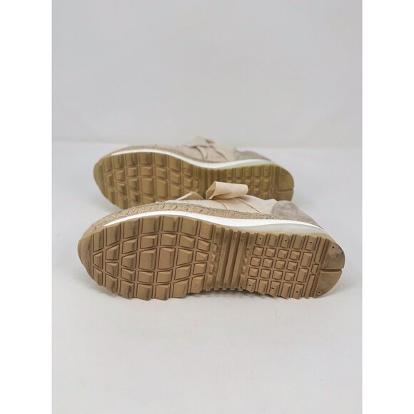 Free People Chapmin Womens Shoes Beige Suede Espadrille Sneaker Chunky 38 US 7.5 - Picture 7 of 10